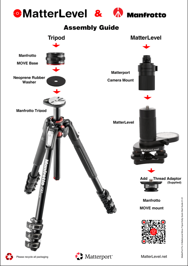 MatterPort-Pro-3-MatterLevel-Move-Tripod-Dolly-Quick-Start-Guide